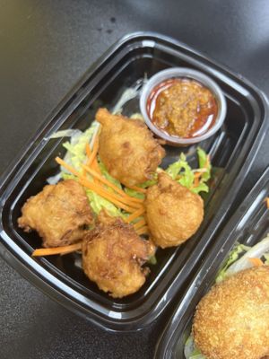 Coconut fritters  at Cisu Vegan House in Hanover