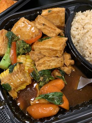 Basil Q tofu  at Cisu Vegan House in Hanover