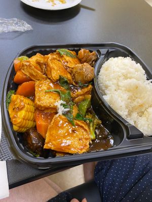 Basil Tofu at Cisu Vegan House in Hanover