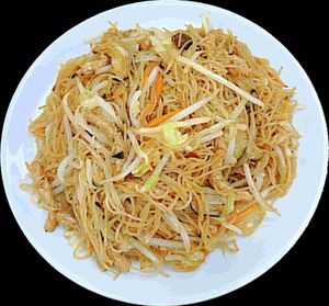 Taiwanese Style Rice Noodles at Cisu Vegan House in Hanover