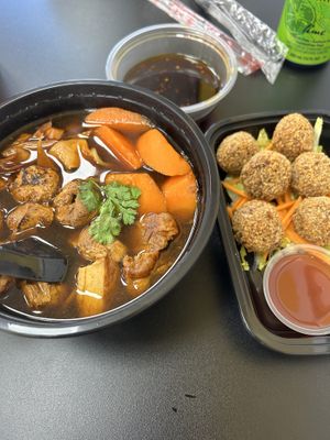 The spicy wontons didn’t make it to picture time  at Cisu Vegan House in Hanover