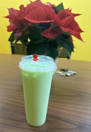 Honeydew Soy Latte   at Cisu Vegan House in Hanover