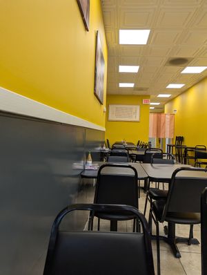 Seating inside at Cisu Vegan House in Hanover