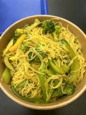 Singapore stylerice noodles  at Cisu Vegan House in Hanover