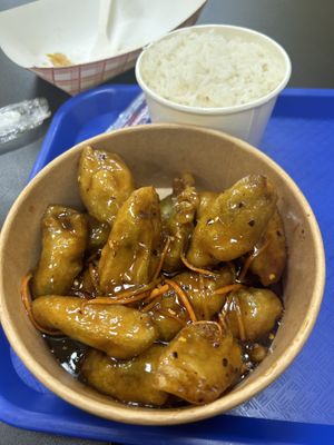 Hit and crispy eggplant  at Cisu Vegan House in Hanover