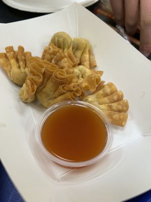 Fried wontons  at Cisu Vegan House in Hanover
