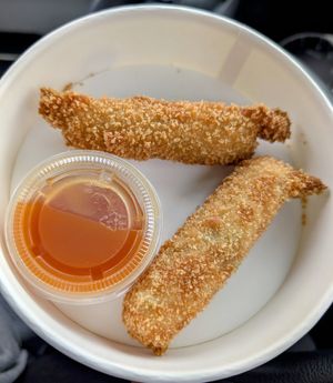 Shrimp Tempura at Cisu Vegan House in Hanover