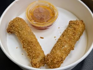 Shrimp Tempura at Cisu Vegan House in Hanover