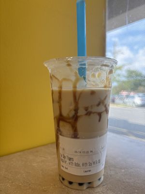 Soy Tiger Bubble Tea  at Cisu Vegan House in Hanover