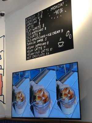 Vegan alternatives   at QooQy Bakery in Tbilisi