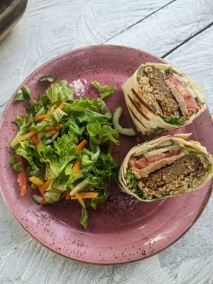 Falafel wrap at SHAKA - Siquijor in San Juan Siquijor