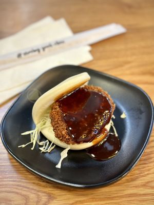 Impossible Bun  at Silverlake Ramen in Manhattan Beach
