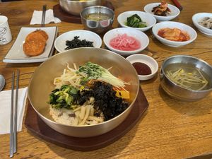   at 45 Year Old Traditional Bibimbap Jongno Hall - 45년전통비빔밥 종로회관 in Jeonju