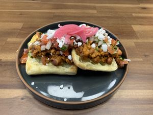   at Ome Calli Café in The Woodlands