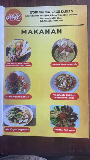   at WOW Vegan Food in Denpasar