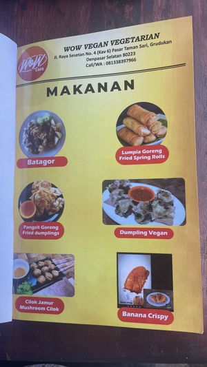   at WOW Vegan Food in Denpasar