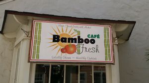 signage at Bamboo Fresh in Lahaina
