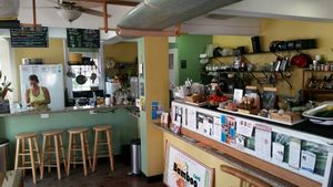 inside at Bamboo Fresh in Lahaina