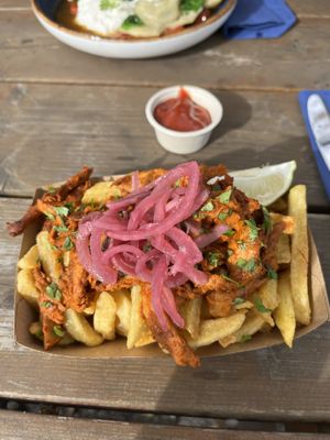 Loaded fries  at Zenner Biergarten und Weingarten in Berlin
