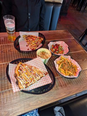 Vegan food at Dirty Blondes at Dirty Blondes in Blackpool