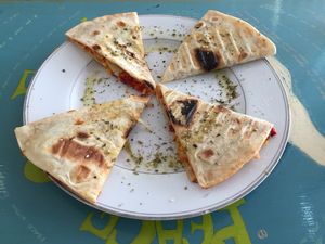 Vegan piadina  at Just Planet in Sunbury