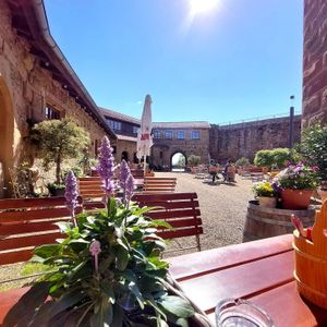 Wunderschöner Burghof   at Burgschenke in Sinsheim