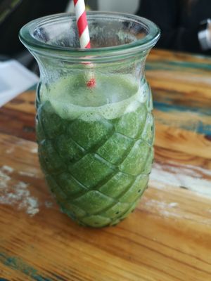 Popeye smoothie at Goji - The Hidden One in Lagos