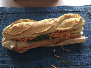 Vegan banh mi  at Banh Mi Lyon 6 in Lyon