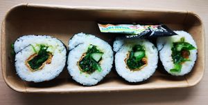 Seaweed and Tofu Sushi at Wasabi Monkey in Murdoch