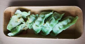 Vegetable Gyoza at Wasabi Monkey in Murdoch