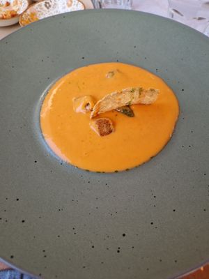 Vegetarian Gazpacho at Ponte Porton in Groznjan