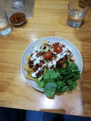 Mexican nacho bowl at Mana Kai in Busselton