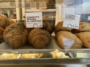 Vegan apple strudel   at Collina Positano Bakery in Positano