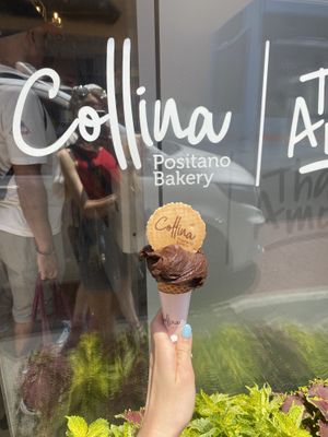 Dark chocolate   at Collina Positano Bakery in Positano