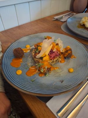 Cauliflower salad at Enigma in Calpe