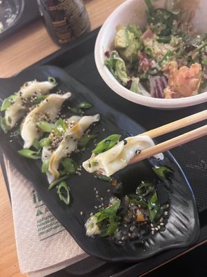 Vegan Gyoza  at Hula Poke - Urquinaona in Barcelona