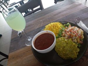Vegan bowl at Cilantro in St Georges