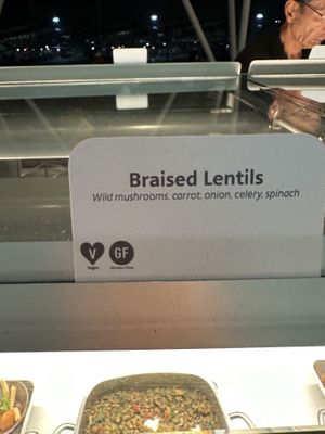 Vegan Option  at LAX - American Airlines Admirals Club in Los Angeles