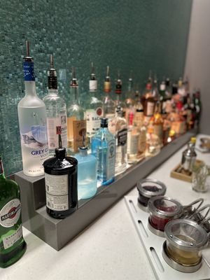 Liquor   at LAX - American Airlines Admirals Club in Los Angeles