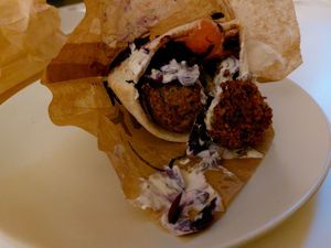 L'Original with pita bread at Yaafa - D'Algerie in Lyon