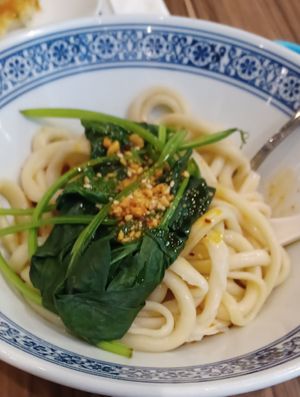 Dan dan noodles at Noodle Arts in Vancouver