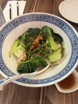 Noodles in chili oil   at Noodle Arts in Vancouver