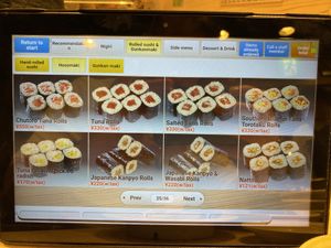 Vegan Menu Options (Kanpyo, Natto)  at Kaiten Zushi Misaki 回転寿司・みさき in Kamakura