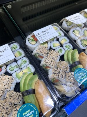 vegan sushi options  at REWE City  in Berlin