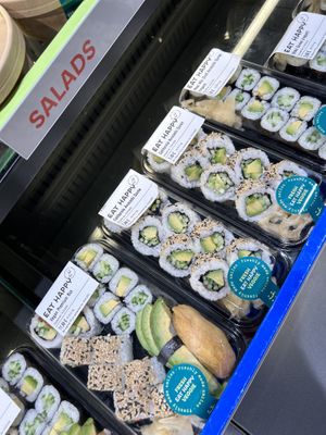vegan sushi options  at REWE City  in Berlin