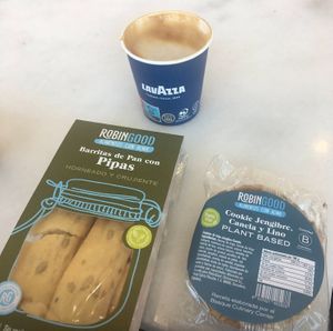 On another occasion I went there and did grab some snacks, their vegan cookie was pretty good!! at PMI - Deli Y Cia in Mallorca