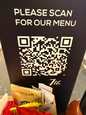 QR for the latest menu at Seventh Brunch - Liberdade in Lisbon