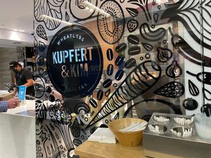 Nice logo, wheatless and meatless  at Kupfert & Kim - Financial District in Toronto