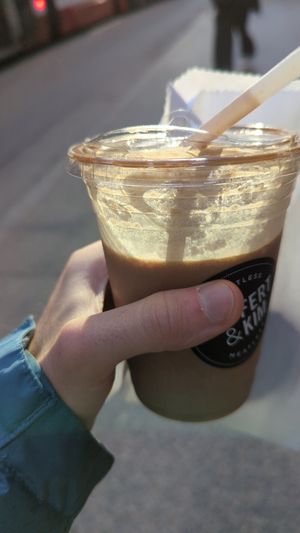 PB mocha smoothie at Kupfert & Kim - Financial District in Toronto