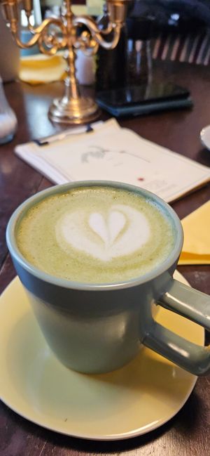 Matcha Latte at Café Soleil in Aachen